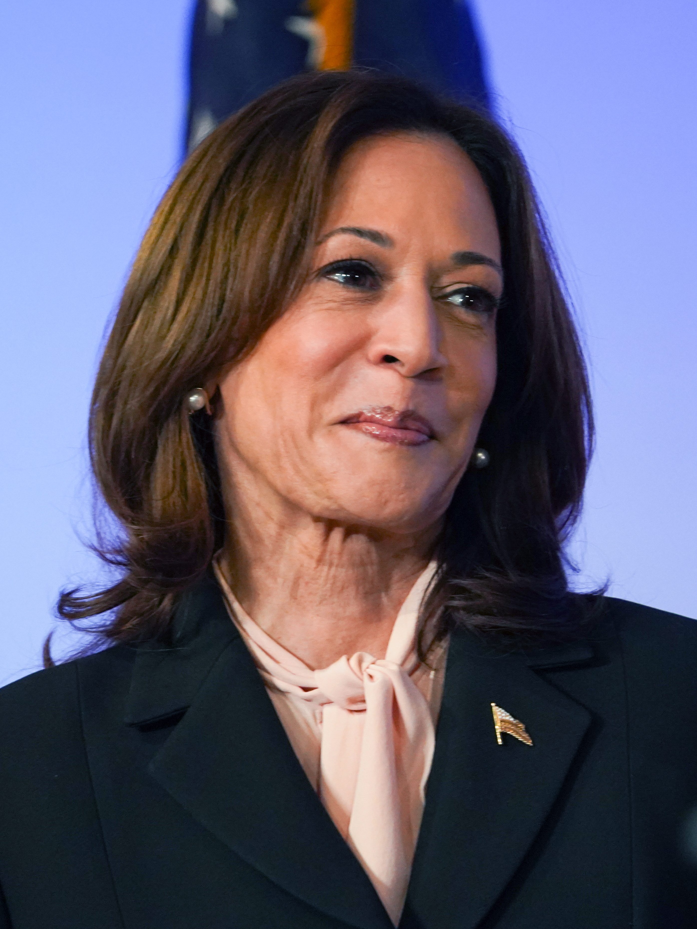 JONESBORO, GEORGIA - OCTOBER 20: Democratic presidential nominee, U.S. Vice President Kamala Harris attends a campaign event at Divine Faith Ministries International on October 20, 2024 in Jonesboro, Georgia. Vice President Harris and Republican presidential nominee, former President Donald Trump, have been campaigning this week in the key battleground state of Georgia. (Photo by Megan Varner/Getty Images)