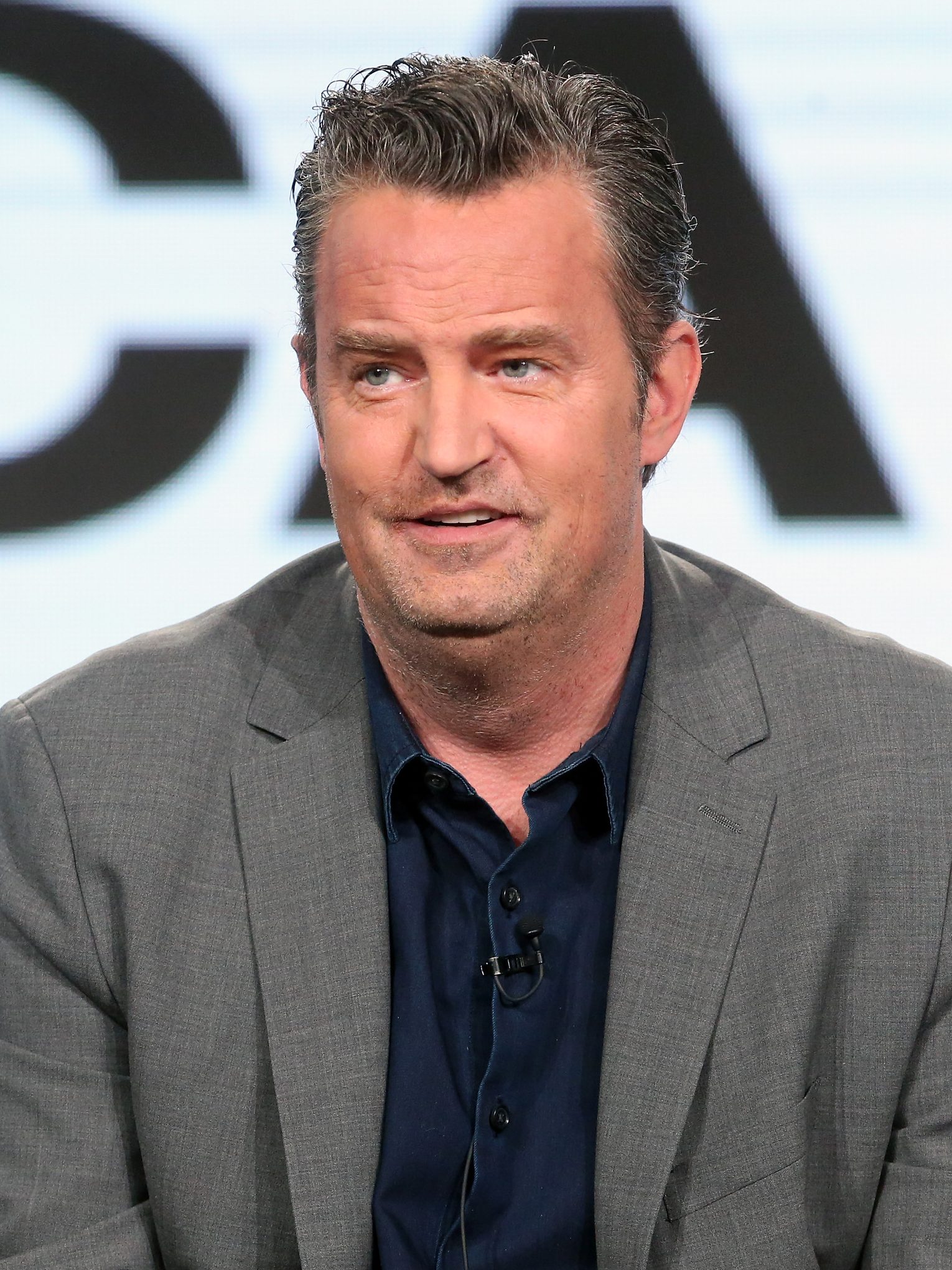 Matthew Perry of the television show 'The Kennedys - After Camelot' speaks onstage during the REELZChannel portion of the 2017 Winter Television Critics Association Press Tour at the Langham Hotel on January 13, 2017 in Pasadena, California (Photo by Frederick M. Brown/Getty Images)