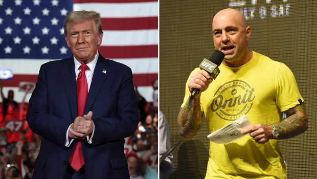 donald trump and joe rogan side by side