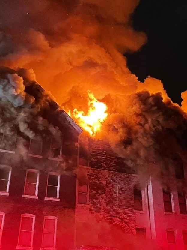 knoxville college fire