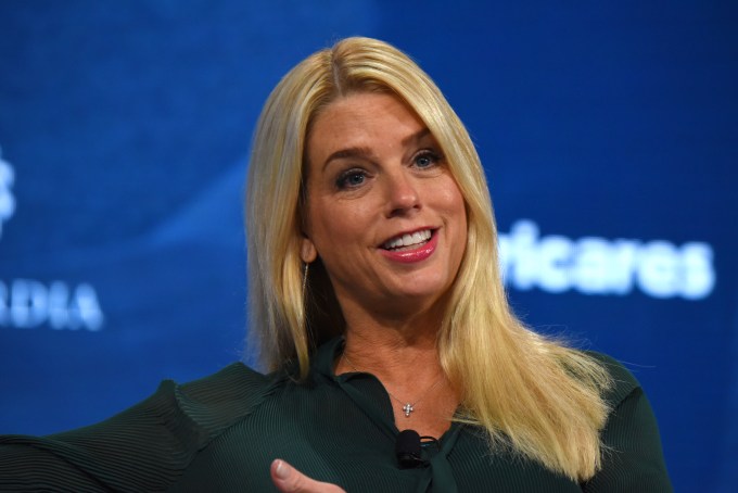 Pam Bondi in 2018 in NYC