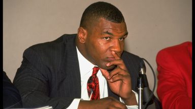 Heavyweight Boxing: Mike Tyson during media press conference for rape charges at City-County Building.Indianapolis, IN 9/11/1991CREDIT: Phil Huber (Photo by Phil Huber /Sports Illustrated via Getty Images)(Set Number: X41886 )