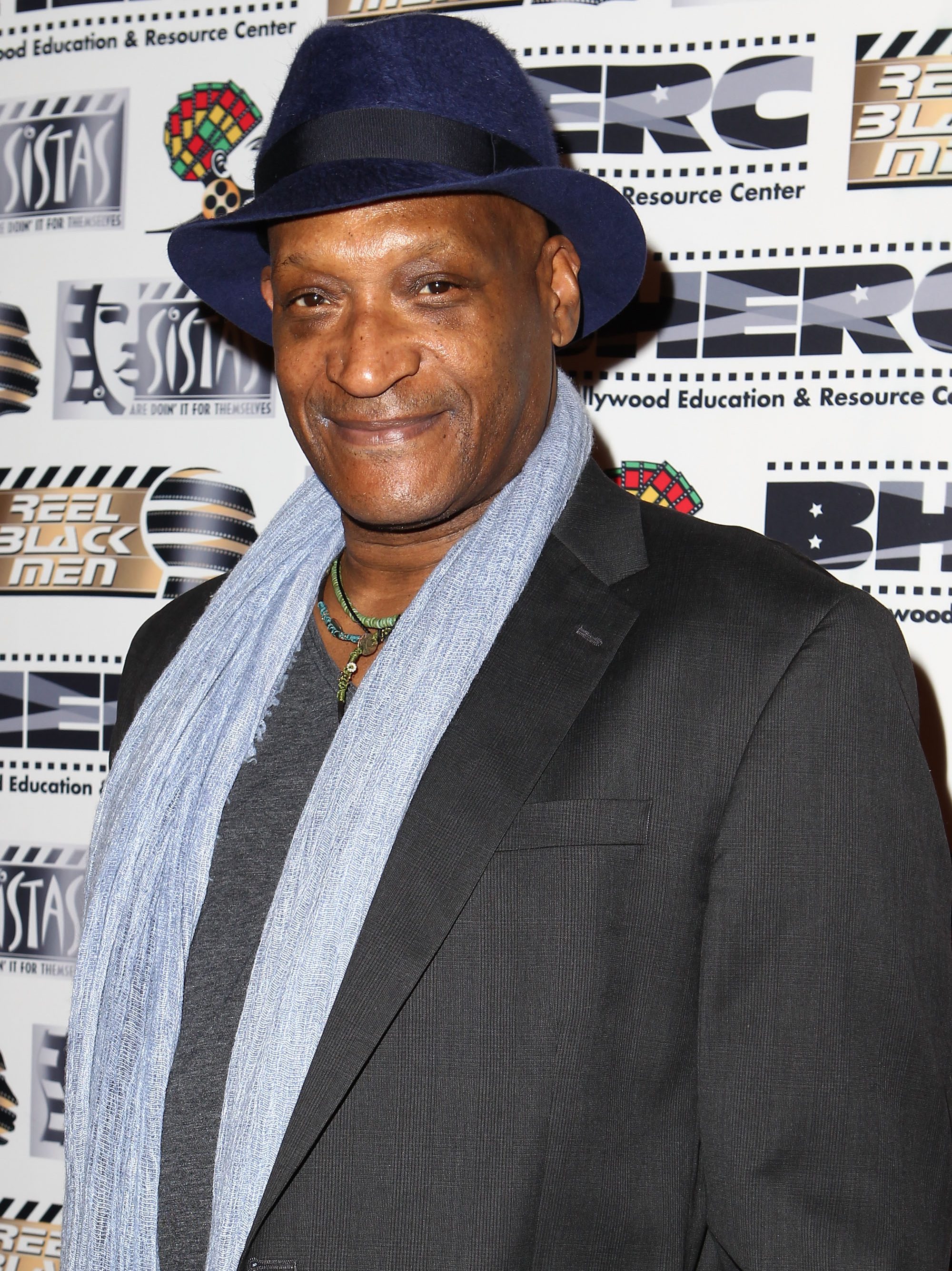 LOS ANGELES, CA - JANUARY 15:  Actor Tony Todd arrives at the opening night of the 22nd Annual African American Film Marketplace at Harmony Gold Theatre on January 15, 2016 in Los Angeles, California.  (Photo by Leon Bennett/Getty Images)