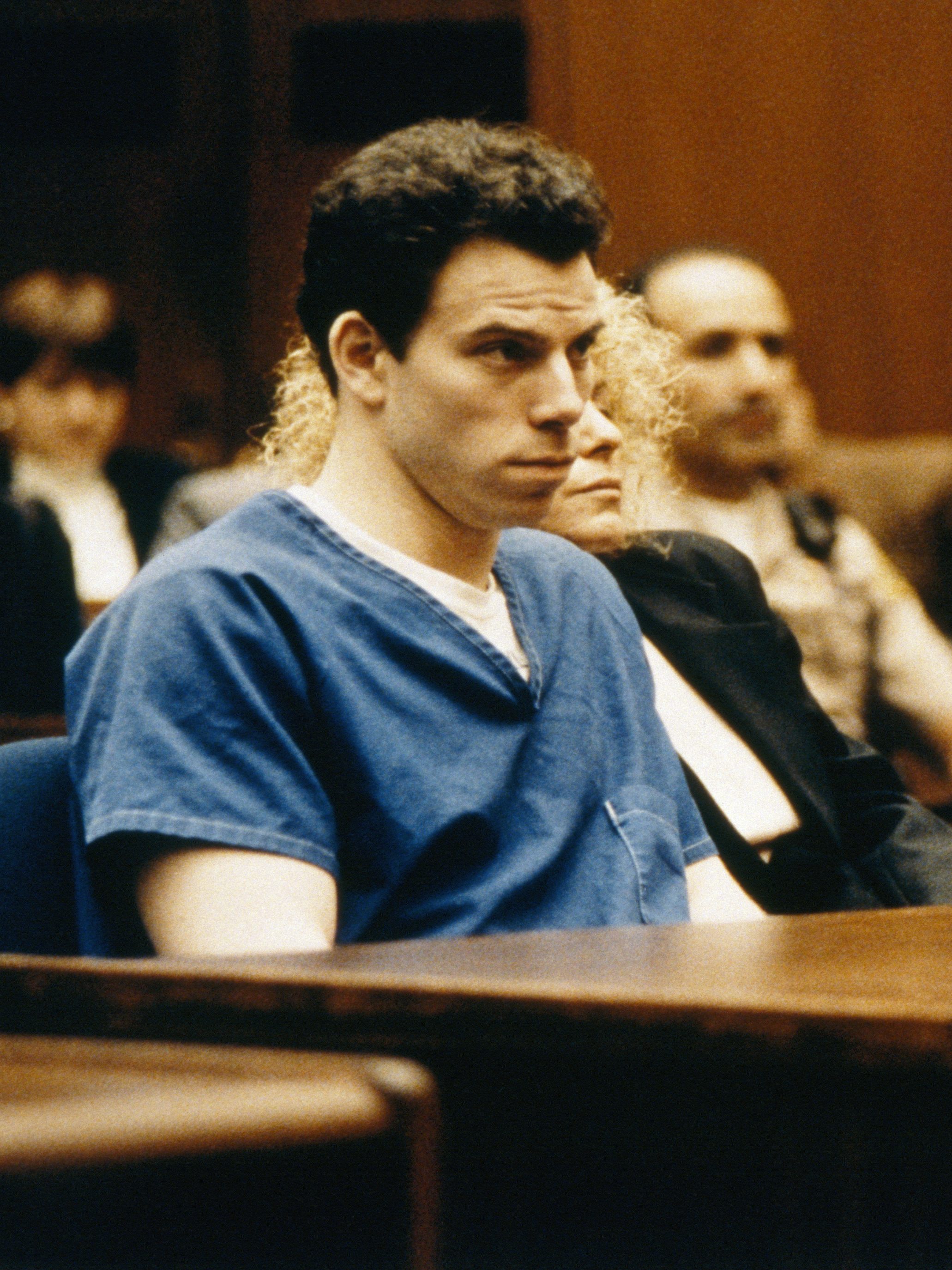 TRIAL OF BROTHERS LYLE & ERIK MENENDEZ, PARRICIDES (Photo by Ted Soqui/Sygma via Getty Images)