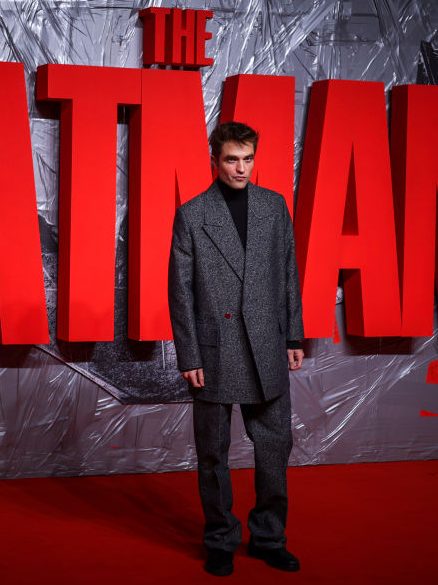LONDON, ENGLAND - FEBRUARY 23: Robert Pattinson attends a special screening of The Batman at BFI IMAX Waterloo on February 23, 2022 in London, England. (Photo by Mike Marsland/WireImage)