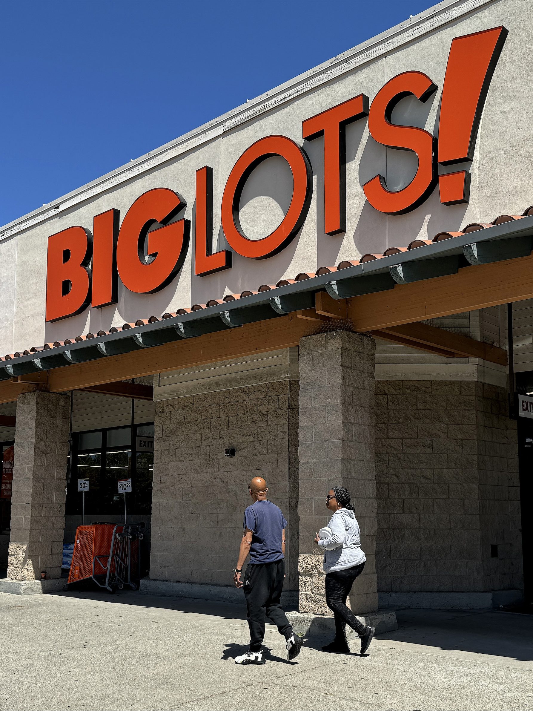 HERCULES, CALIFORNIA - JUNE 07: A sign is posted in front of a Big Lots store on June 07, 2024 in Hercules, California. Discount retailer reported first quarter earnings that fell short of analyst expectations with net sales of $1.009 billion compared to $1.124 billion one year ago. (Photo by Justin Sullivan/Getty Images)