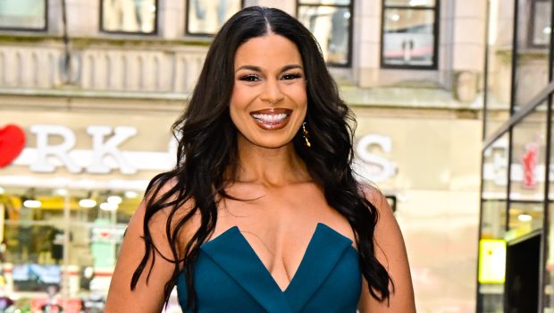 NEW YORK, NEW YORK - OCTOBER 10: Jordin Sparks is seen outside "NBC Studio" on October 10, 2024 in New York City. (Photo by Raymond Hall/GC Images)