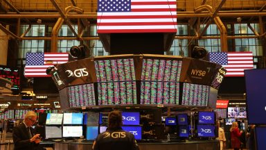 Traders work on the floor of the New York Stock Exchange in New York, the United States, on Dec. 12, 2024. U.S. stocks ended lower on Thursday, as a hotter-than-expected producer price index PPI report overshadowed earlier momentum in tech shares. The Dow Jones Industrial Average fell 234.44 points, or 0.53 percent, to 43,914.12. The S&P 500 sank 32.94 points, or 0.54 percent, to 6,051.25. The Nasdaq Composite Index shed 132.05 points, or 0.66 percent, to 19,902.84. (Photo by Liu Yanan/Xinhua via Getty Images)