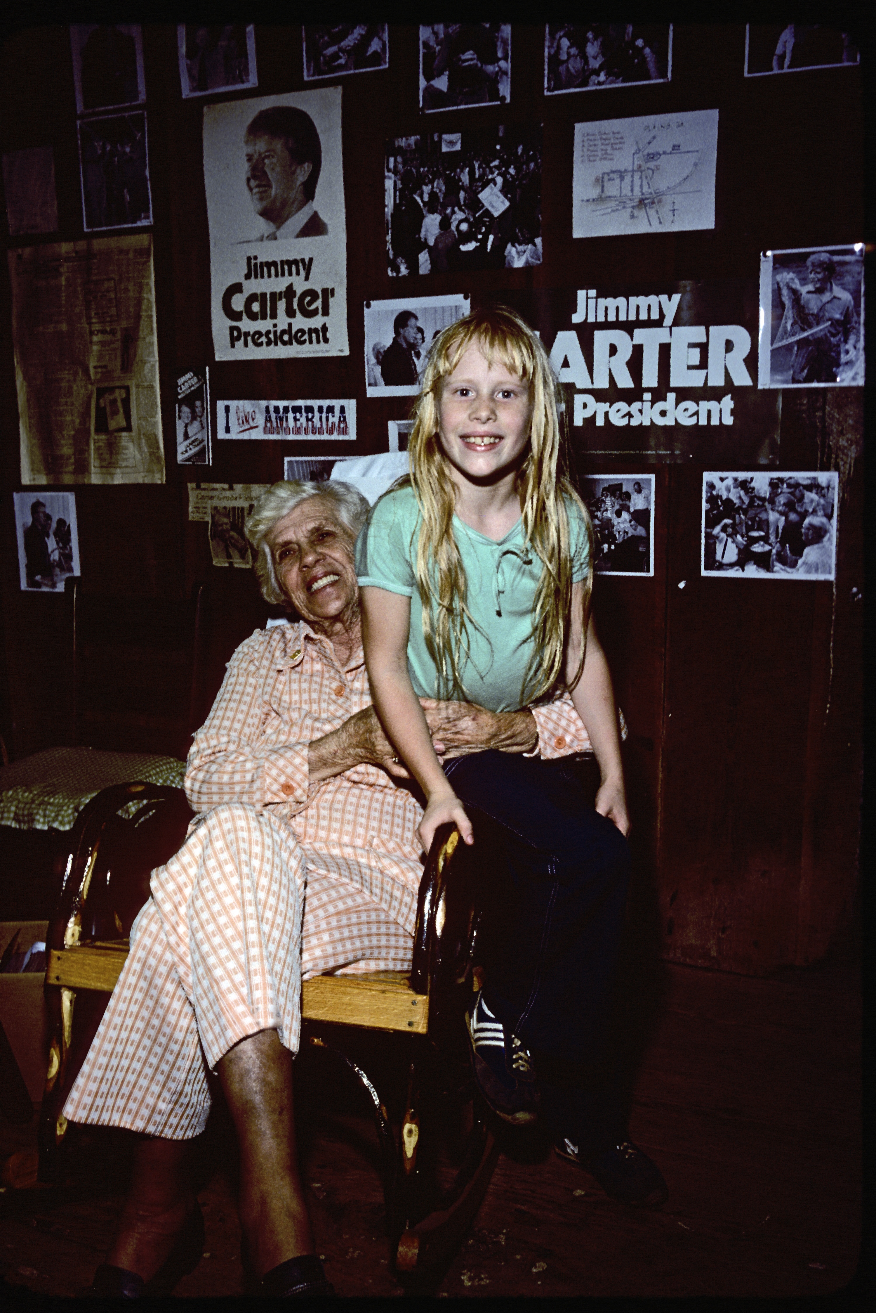 Amy Carter With Grandmother Lillian