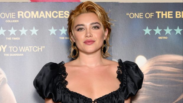 LONDON, ENGLAND - DECEMBER 20: Florence Pugh attends the "We Live In Time" Special Screening at the Ham Yard Hotel on December 20, 2024 in London, England. (Photo by Karwai Tang/WireImage)