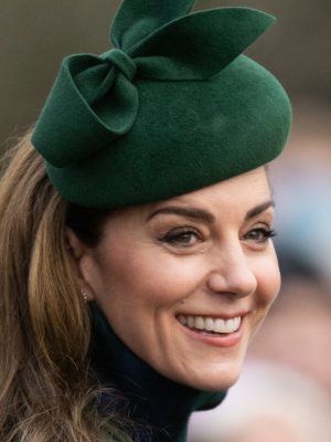 SANDRINGHAM, NORFOLK - DECEMBER 25: Catherine, Princess of Wales attends the Christmas Morning Service at Sandringham Church on December 25, 2024 in Sandringham, Norfolk. (Photo by Samir Hussein/WireImage)