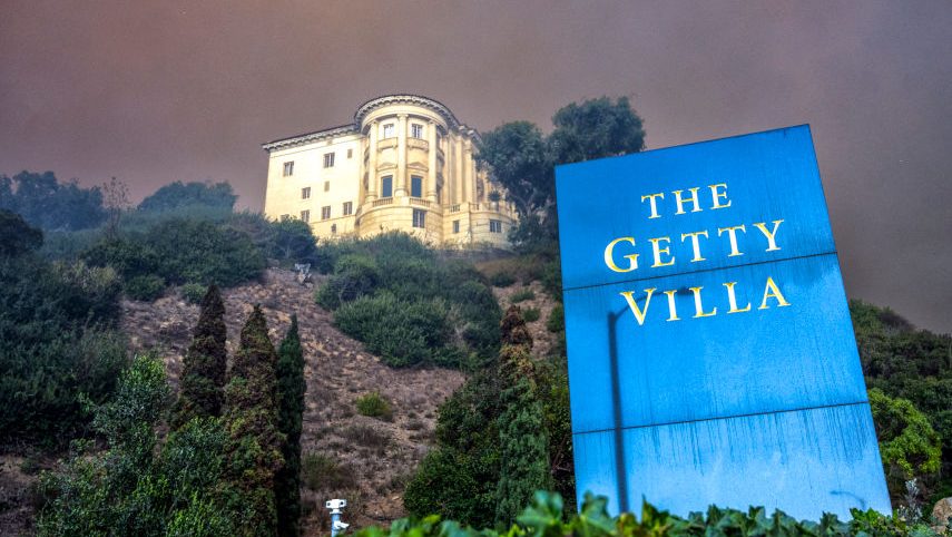 Landmarks Amid L.A. Fires: Getty Villa, Hollywood Sign, Mount Wilson, Griffith & More