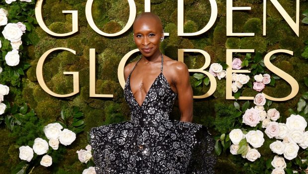 BEVERLY HILLS, CALIFORNIA - JANUARY 05: Cynthia Erivo attends the 2025 Golden Globe Awards at The Beverly Hilton on January 05, 2025 in Beverly Hills, California. (Photo by Taylor Hill/FilmMagic)