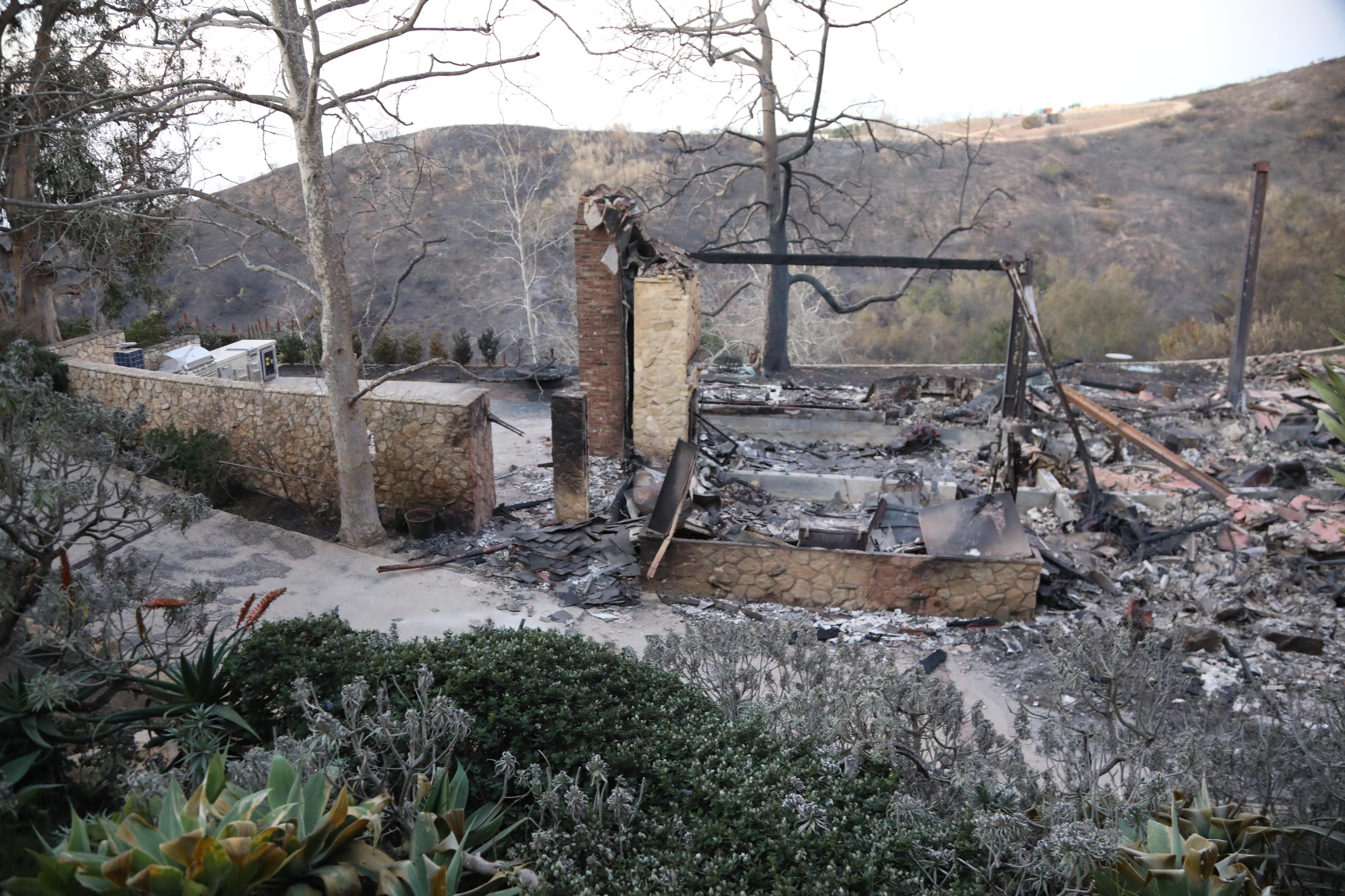 Celebrity Homes After the California Fires: Photos of the Stars' Burned Houses Mel Gibson's Malibu home